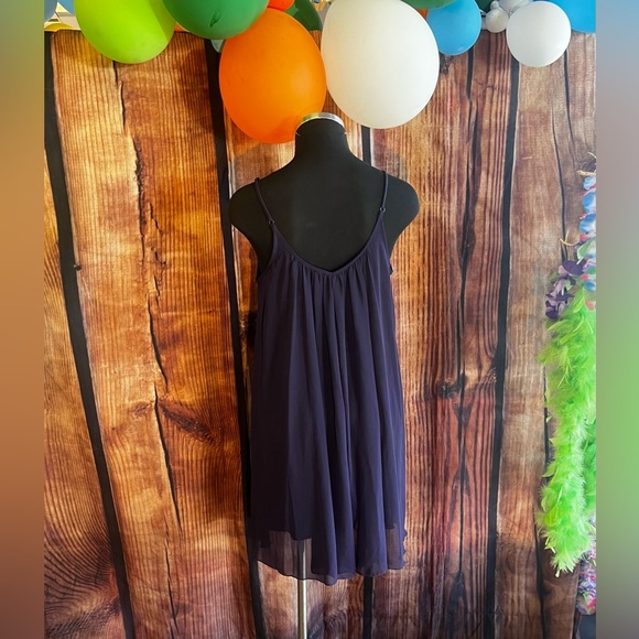 Purple mini summer dress - Picture 3 of 3